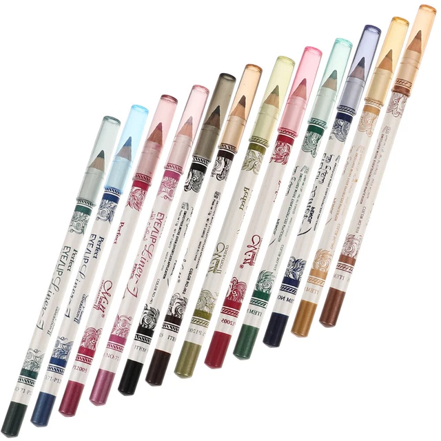 Matita eyeliner 12 colori utile 12 colori eyeliner matita ragazza donna