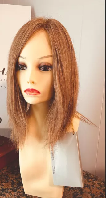 CARRIE LITE  by JON RENAU, 100% Remy Human Hair Wig COLOR 12/30BT 100% Hand-Tied