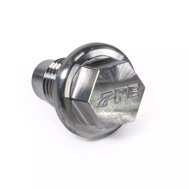 PPE 14mm Billet Hardened Stainless Neodymium Magnetic Drain Plug For OEM GM 6.6L
