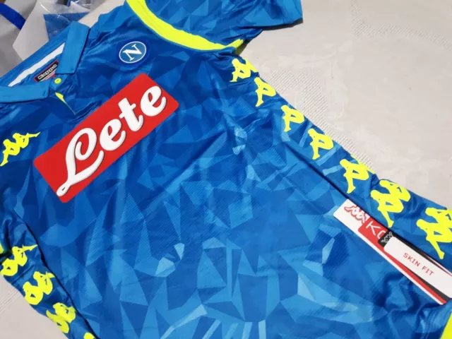 Maglia Ssc Napoli 2019 Kombat Ufficiale Champions Kappa Nuova