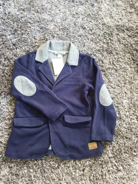 Kinder Jacke Jungen,  Blazer, mit Kragen, Esprit, gr. 104/110, Taschen