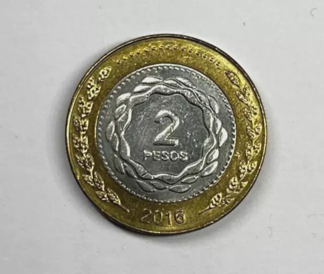 Argentinien 2 Pesos 2016 (KM#165)
