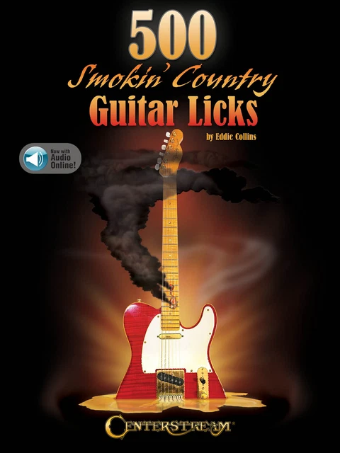 500 Smokin Country Guitar Licks Lessons Learn to Play Honky Tonk Tab Book Audio