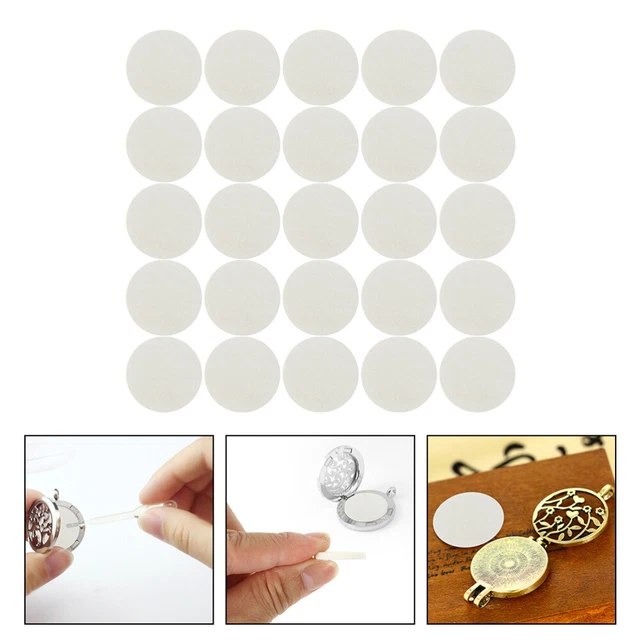 50 piezas almohadillas de repuesto de aceite esencial aromaterapia collar difusor de aceite almohadillas de recarga