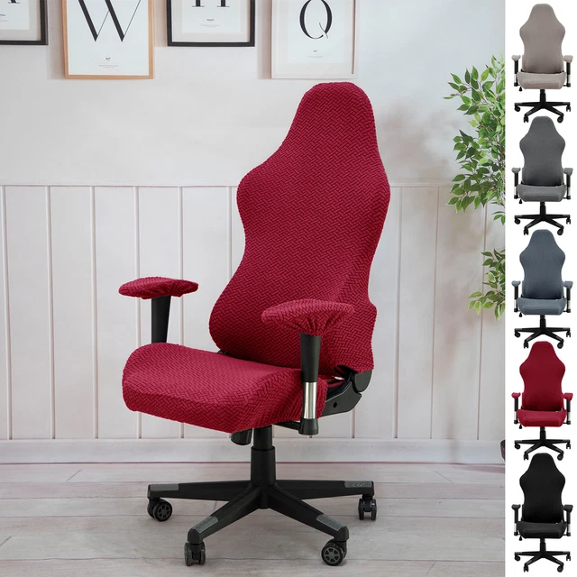 Spandex Jacquard Chair Cover Computer Racing Gaming Chair Protector Slipcover