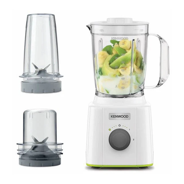 Kenwood Blender 3-In-1 White Powerful 350 W 2 Speeds Durable Compact 1.5 L
