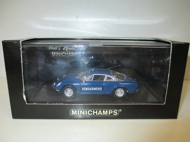 Voiture Miniature 1/43 Renault Alpine A110 Gendarmerie 1971 – Marque Eligor
