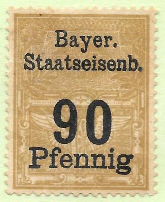 BAYER STAATSEISENB série Timbres locales  allemand 