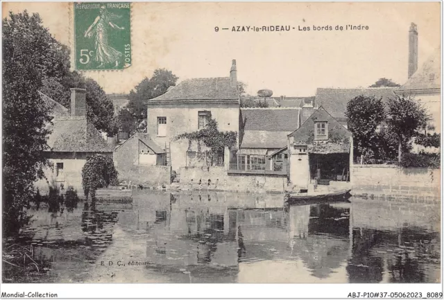 ABJP10-37-0858 - AZAY-LE-RIDEAU - les bords de l'indre