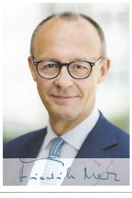 Friedrich Merz  Politiker  handsigniert