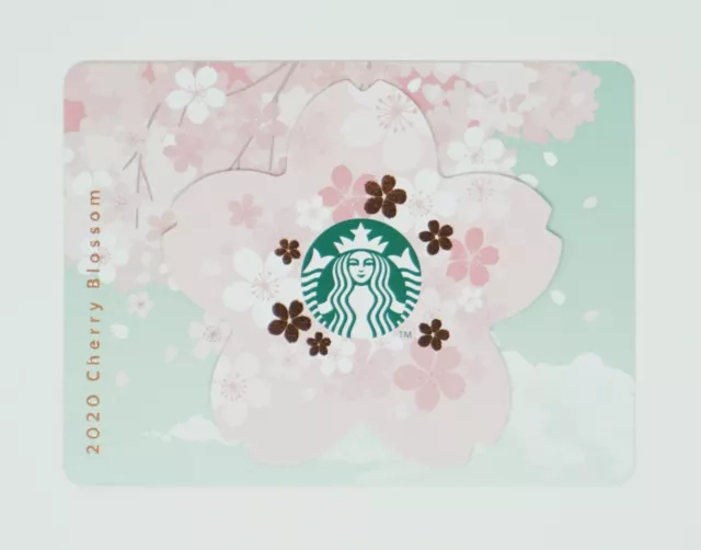 Starbucks Gift Card 2020 Cherry Blossom 6177 NEU Geschenk Karte rosa grün weiß