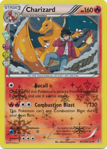 Charizard - RC5/RC32 - Uncommon DMG, English Pokemon Generations