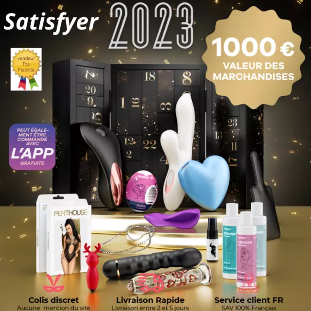Satisfyer Premium Sextoy 24 cadeaux erotiques 2023 Lingerie Sex Lubrifiant