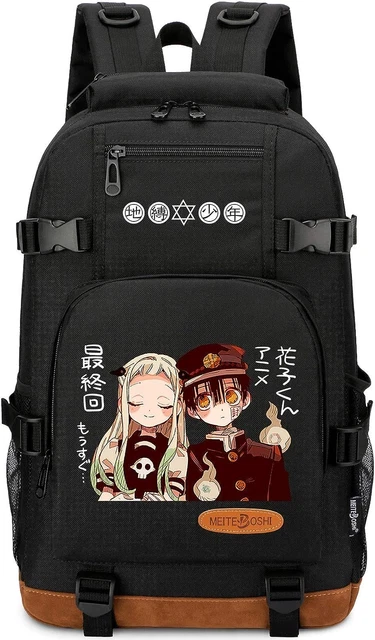 Roffatide Zaino Anime 'Whitebeard' Con Luminosità Al Buio - Per Laptop 15.6 Pollici, Porta USB E Cuffie - Nero - 3