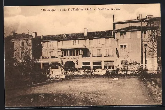 CPA Saint Jean-de-Luz, L´Hôtel de la Poste, Côte Basque