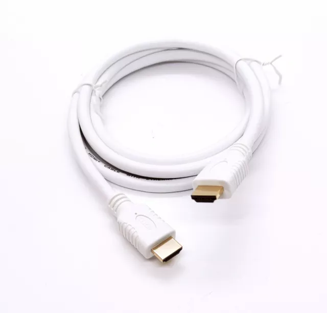 6FT High Speed HDMI 2.0 With Ethernet Cable 4K@60Hz 28AWG CL3 White Color
