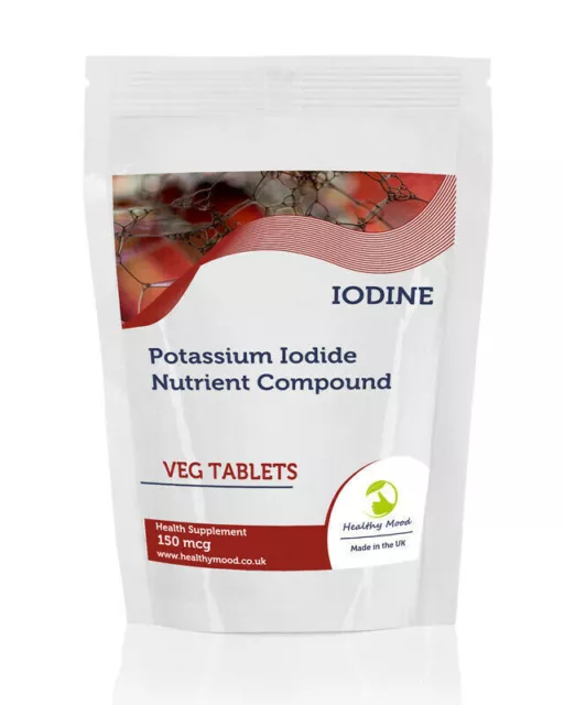 Yodo Potasio 150mcg Tabletas - 120 Tabletas Pack de Recarga