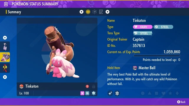 ANNIHILAPE KINGAMBIT TINKATON 6IV VIOLETA ESCARLATA El Salvador