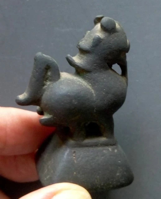 18th circa.--SOUTHEAST ASIA---OPIUM WEIGHT---CHINTHE(LION)---150 g. 3