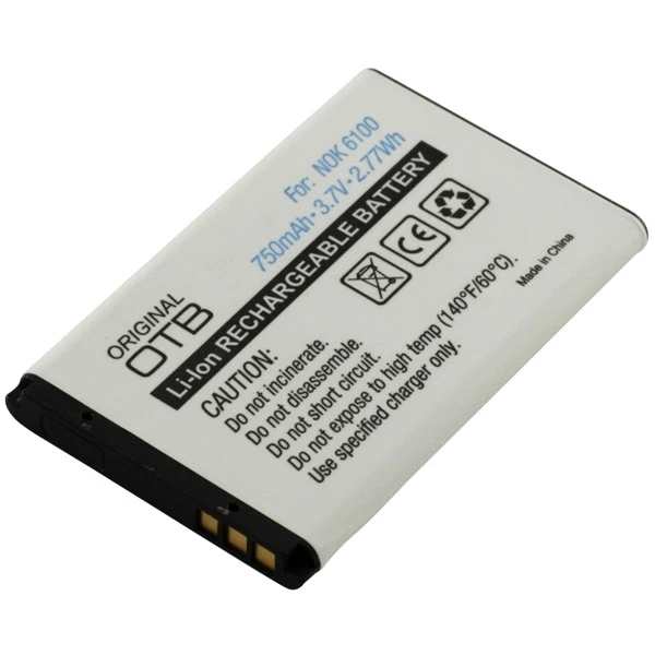 Battery for Nokia N60 N70 N71 N91 Li Ion Replaces Original Black 4C