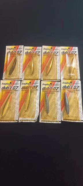 VINTAGE BAGLEY'S DUB'L 07 Fishing Lures Lot Of 8 Read $80.00