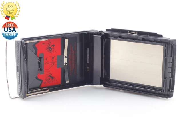 NEAR MINT] Mamiya Polaroid Film Back Holder w/ P Adapter For RB67