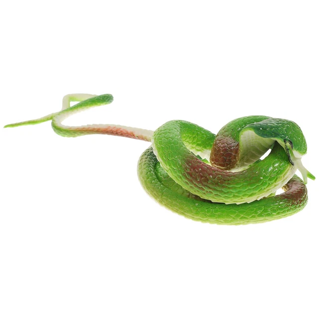 Simulación Cobra Juguete Serpiente De Goma Blando Goma Juguete Serpiente Serpiente