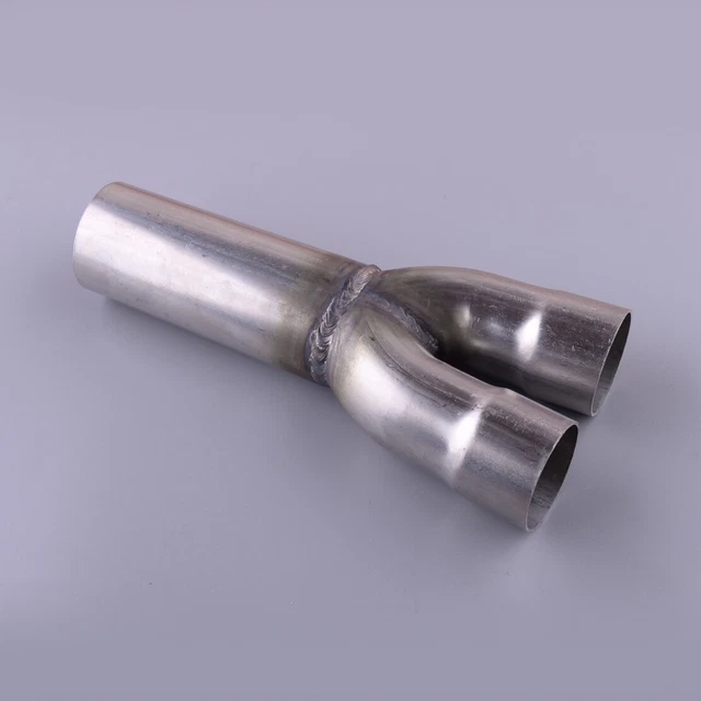 EXHAUST COLLECTOR ADAPTER Inlet Outlet Y-Pipe Tube 1.75