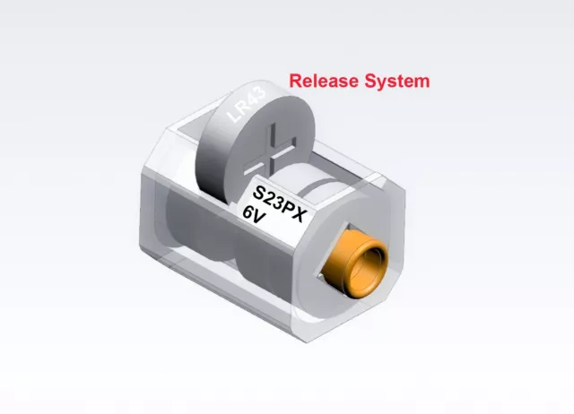 5,6 Volt - 6V PX23 Batterie Adapter für  Sennheiser U23PX EPX23 V23PX 4F16 4NR4