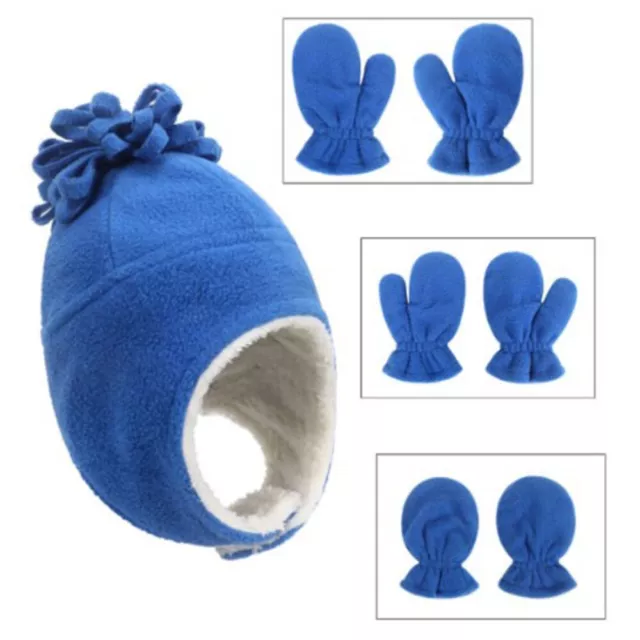 Cappello auricolare traspirante bambini ispessimento berretto neonato 3