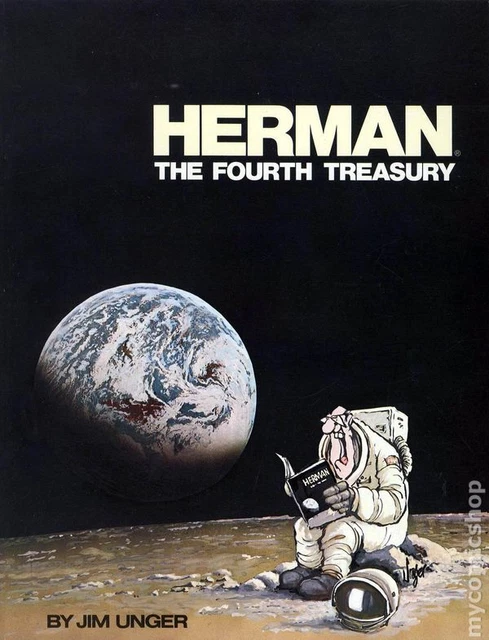Herman The Fourth Treasury TPB #1-1ST VG 1984 Stock Image Low Grade