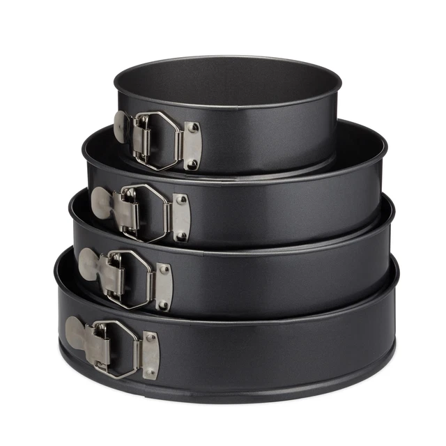 Set Stampi Rotondi 15cm H2cm Per Torte A Strati 5 Pz Decora - 9