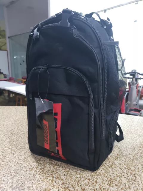 Gearbox Backpack Bag - Black / Red  2023 Model Core Division