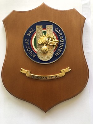 TARGA CREST LEGIONE CARABINIERI ROMA CARABINIERE BENEMERITA REPUBBLICA ITALIANA 
