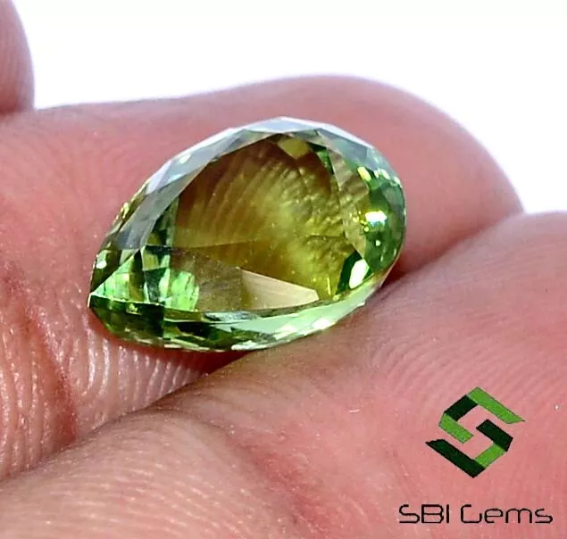 Certified Natural Green Tourmaline Pear Cut 13x9 mm Best Quality Loose Gemstone 2