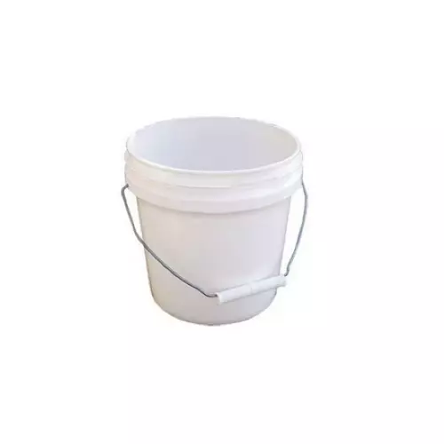10128 Industrial Plastic Pail White W/Handle, 1-Gallon FREE SHIPPING