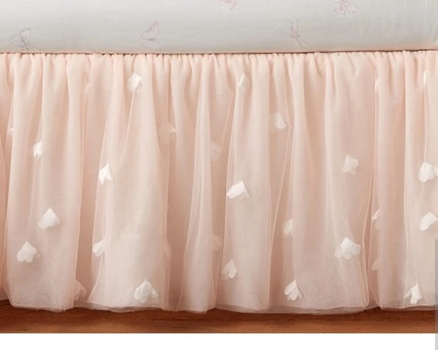 Pottery Barn Kids Monique Lhuillier Ethereal Tulle Crib Skirt