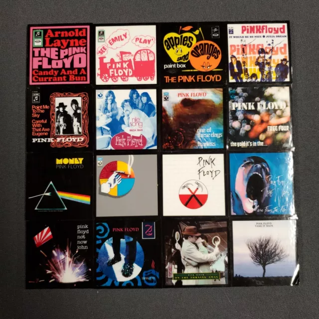 Pink Floyd - Magnet Set  - Small 2" Magnet Replicas of all their Singles