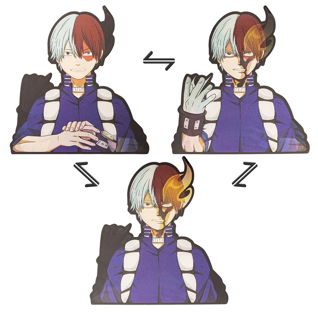 MY HERO ACADEMIA Anime Shoto Todoroki mononym Decal Sticker 3D 3 face