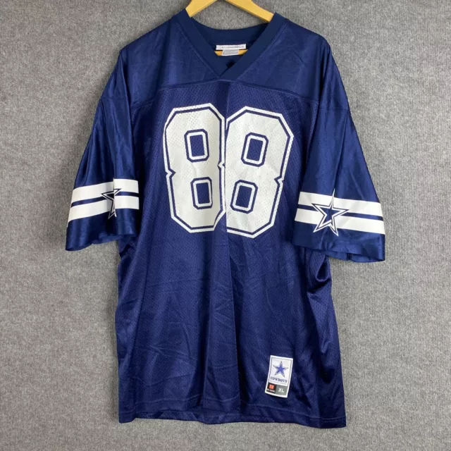 Dallas Cowboys Football Jersey Mens XL Blue White NFL Bryant Player 88