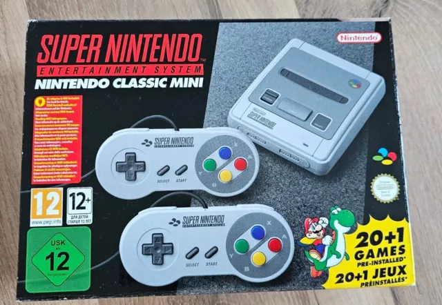 Console Super NES Super Nintendo SNES Mini Classic / EUR FR en boîte