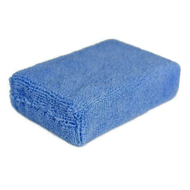 Wax Microfiber Sponge Applicator Auto C2M4 12* 8* 4cm Polish Soft Pads