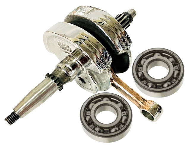 YFZ450 Carb Model Polished OEM Crank Polished SKF Main Crankshaft Bearings