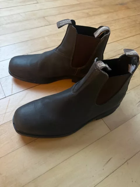 BLUNDSTONE CHELSEA CHISEL Toe Leather Boots. Size 11. Excellent ...