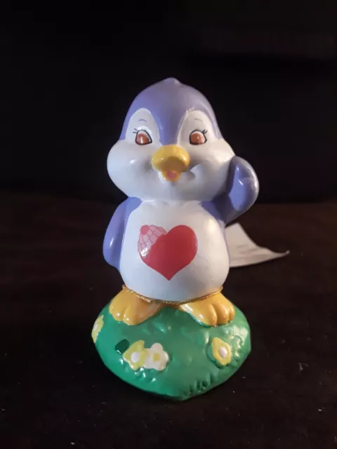 Care Bear Cousins Ceramic Figure Cozy Heart Penguin 1985 American Greeting Corp.