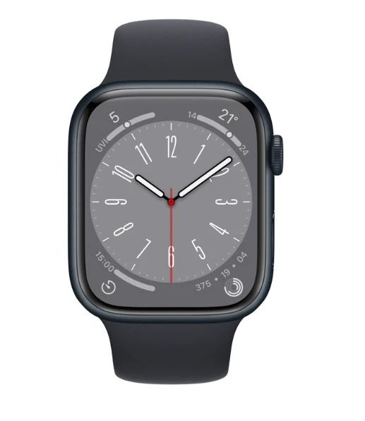Apple Watch Series 8 45mm Mitternacht Aluminiumgehäuse   UNBENUTZT !!! NEU !!!