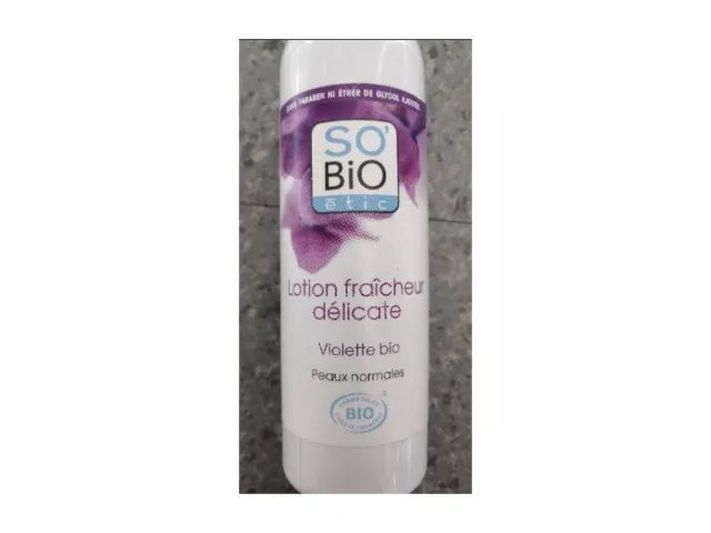 So'Bio étic Violette - Lotion Fraîcheur Délicate 250 ml