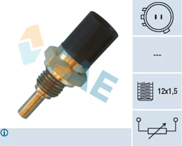 FAE Sensor Kühlmitteltemperatur 33450 für HONDA ROVER M 12x1,5 CIVIC 6 Fastback