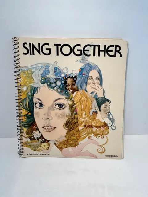 Girl Scout Songbook Sing Together 3rd Edition spiral Cat No. 20-206 guitar/piano