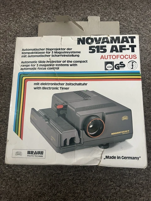 BRAUN NOVAMAT 315 AF Autofokus automatischer Diaprojektor für 3